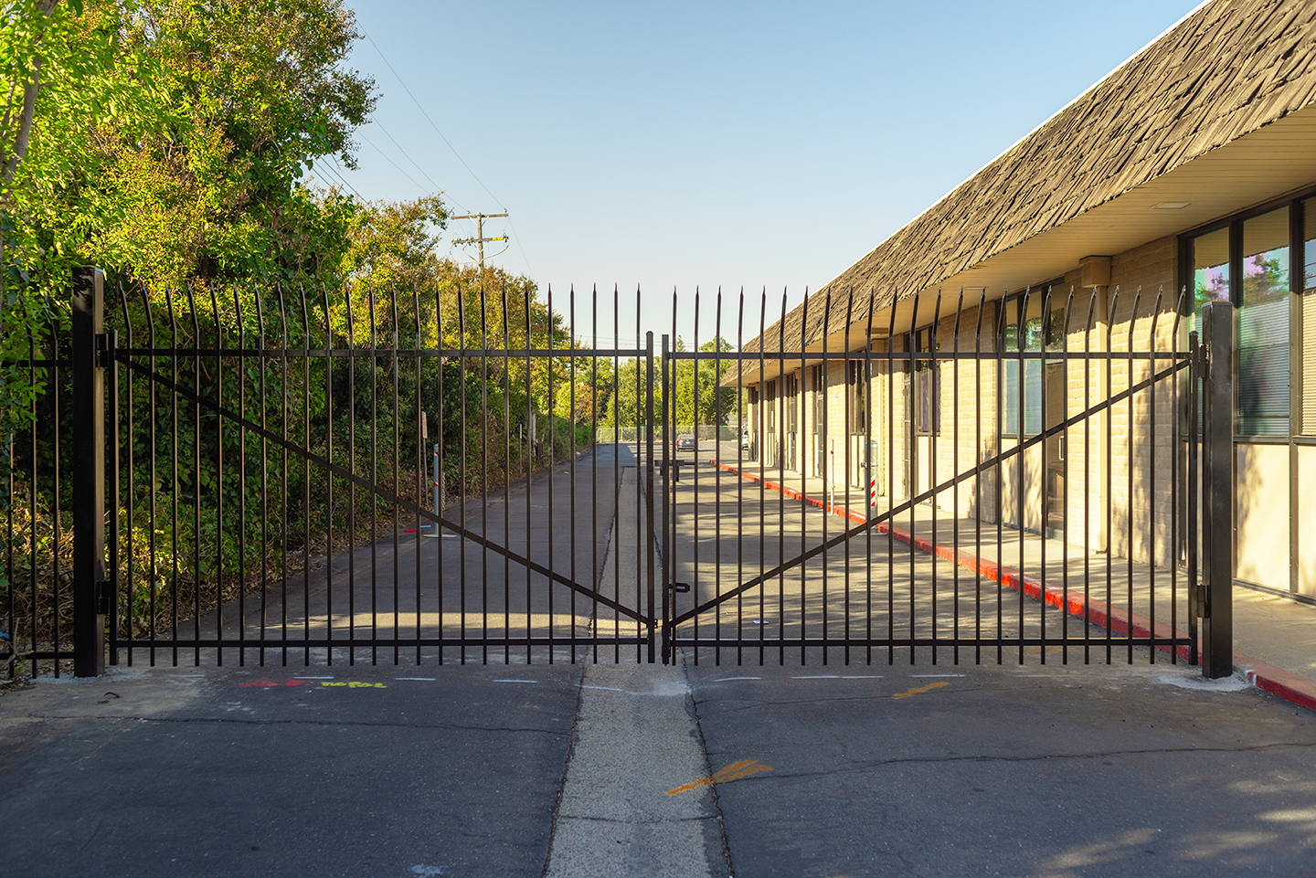 Ornamental and durable security fence protects businesses