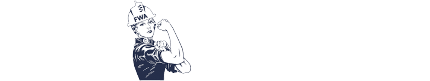 Women of FWA logo, representing the empowerment of women in the fencing industry.